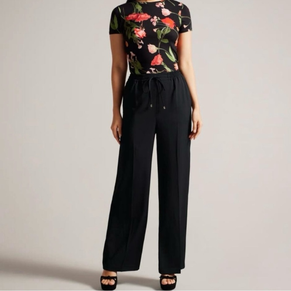 NWT Ted Baker Liliaah Womens Wide Leg Jogger